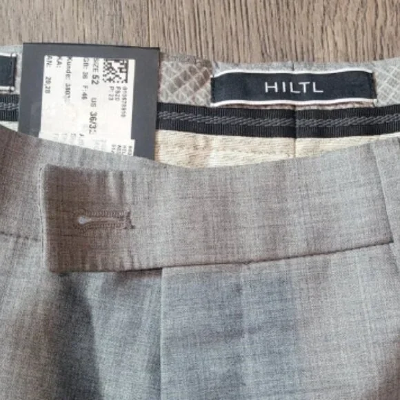 Hiltl Birnkultur Seit 1955 men's size 52 (36/32) dress pants NWT